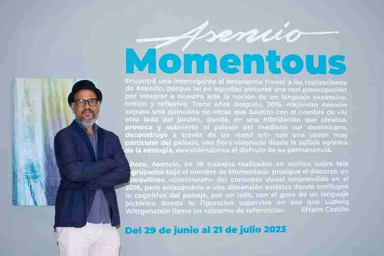 Momentous. Alejandro Asencio en el Dominico Americano. Arte latinoamericano. Latinamerican Gallery. 2023